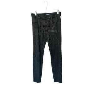 Old Navy Black Office Career Work Print Office Work‎ Pixie Ankle Pants Size 4